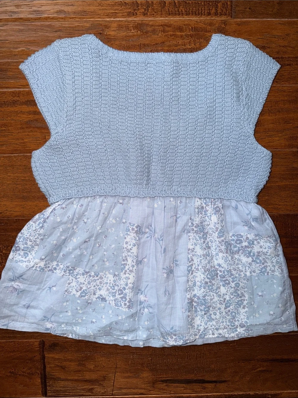 NWOT Abercrombie short-sleeve babydoll sweater, Size 11/12